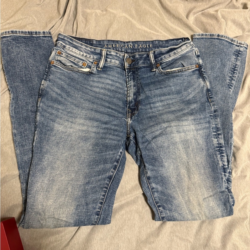 American Eagle Outfitters Men's Skinny Blue Jeans